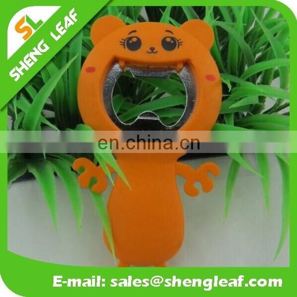 3d design promotinal gifts soft rubber bottle opener