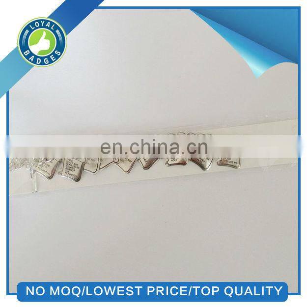 Wholesale metal military officer bracelet with charms