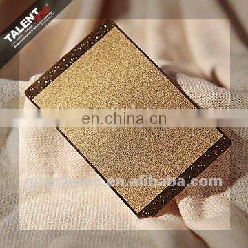 custom Luxury business VIP metal golden card for Restaurant promotion