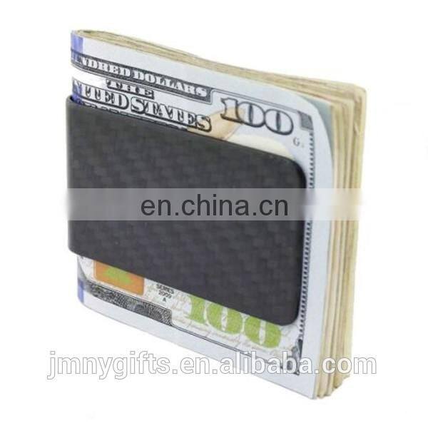 100% Genuine Wallet Credit Card Holder Real Carbon Fiber Money Clip