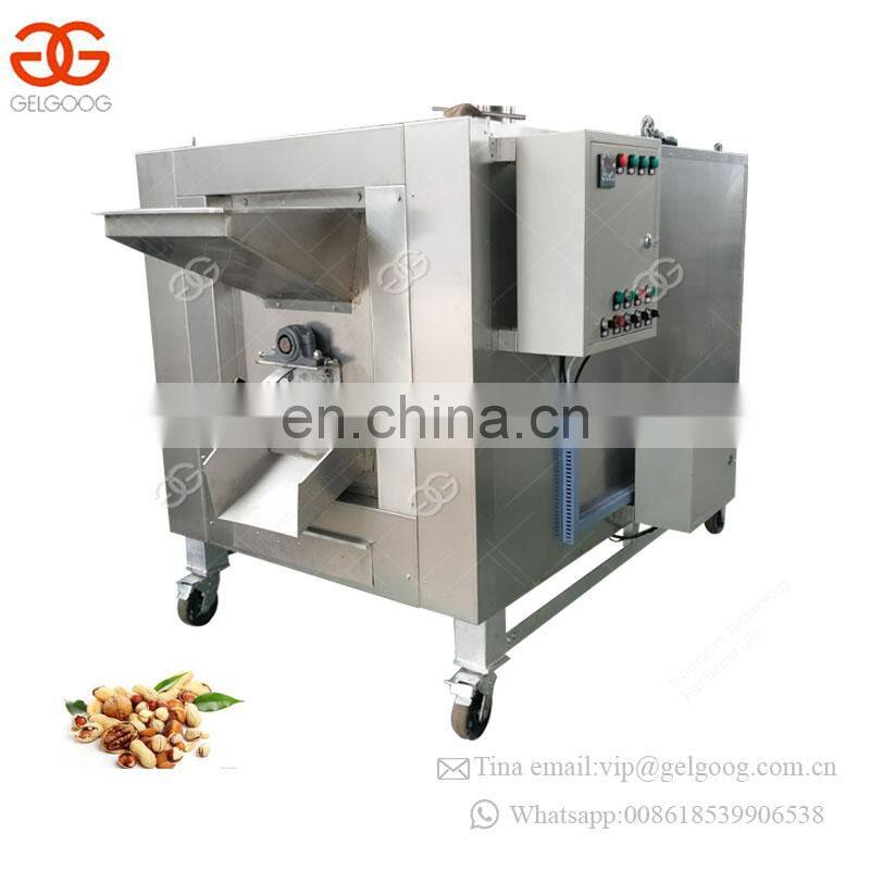 Widely Used Cashew Nut Macadamia Sesame Sunflower Seeds Roasting Processing Machinery Peanut Cacao Bean Roaster Machine