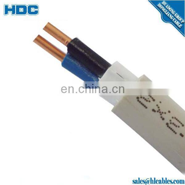 Flat Cable TWIN & EARTH CABLE - 624Y / 624B solid conductor OVC insulation and sheath 450/750V 300/500V