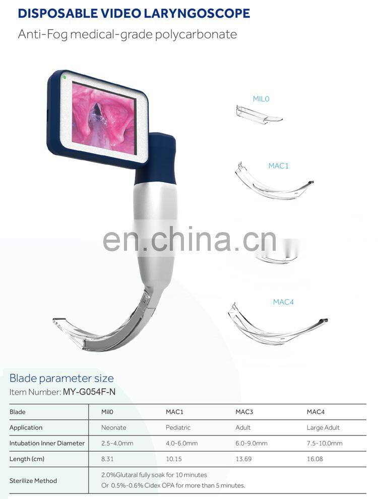 Portable handheld medical flexible disposable or reusable video laryngoscope
