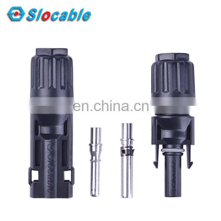 SLOCABLE CE approved IP67 Waterproof connector for solar energy system DC solar connector