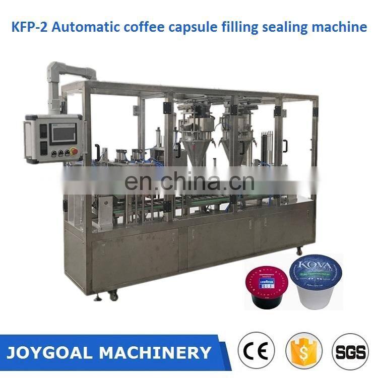 Custom High Precision Multifunctional fully automatic grade coffee powder nespresso dolce gusto k cup filling sealing machine