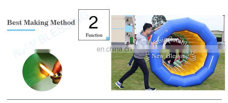 Colorful inflatable rolling tubes/inflatable water roller/big water walking ball