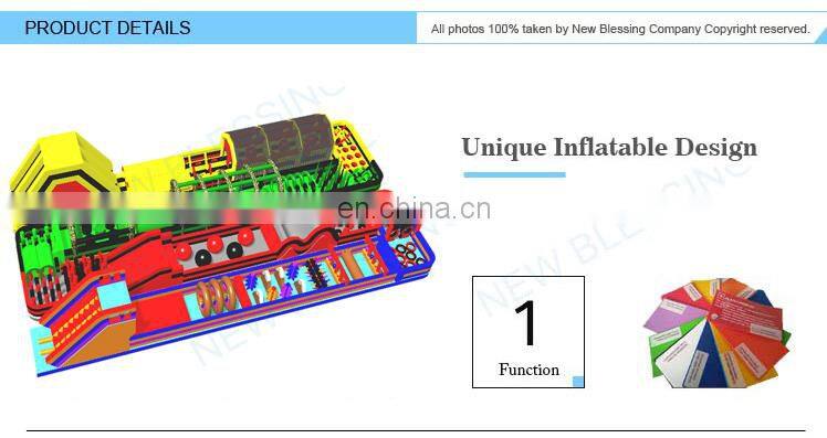 409*11ft Crazy giant the beast adult inflatable obstacle course for sale