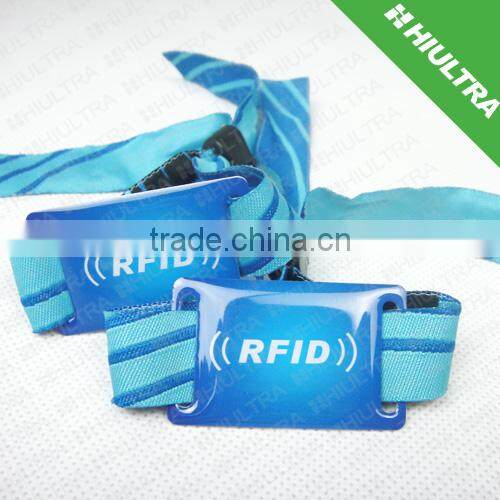 Silicone rfid contactless wristband for water park