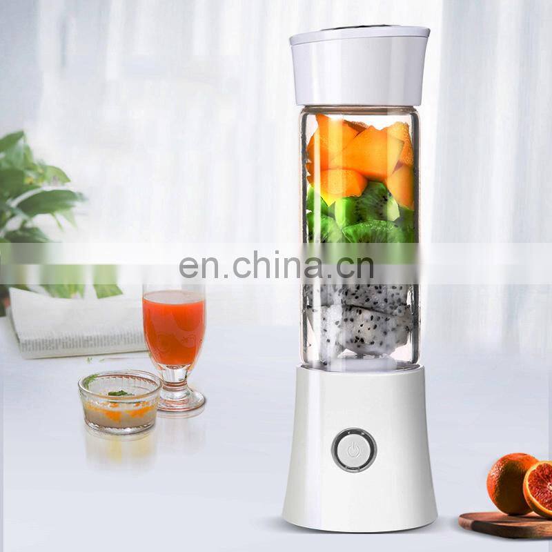 480ML Portable Juice Blender 6 Blades USB Portable Blender Juicer