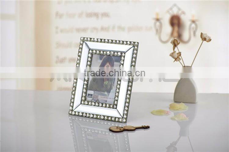 Luxury Wholesale Home Decoration Curved Filmglass Photo Frame