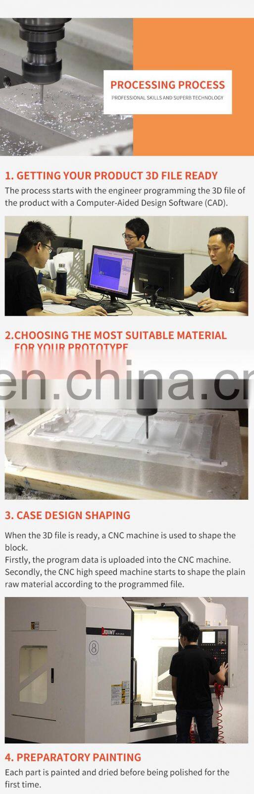 Manufacturer Supplier Rapid Prototype Services Auto Parts Cnc Machining Prototyping