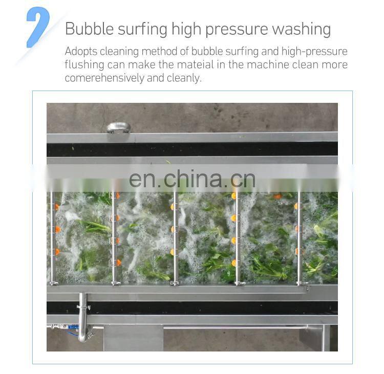 Automatic Vegetable Fruit washing line fruit vegetable processing machine automatic fruit washing air dryer processing line