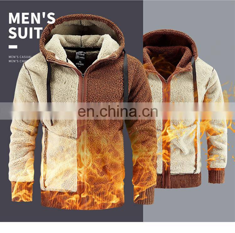 New year sale Christmas sale hooded hoodie coat for male outdoor hiking men plus size big and tall jacket coat clothes for male