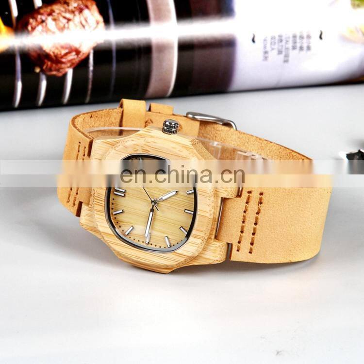 GOHUOS 17090 Minimalist Unisex Ladies Men Quartz Analog Leather Strap Low Price Ultra-thin Watches