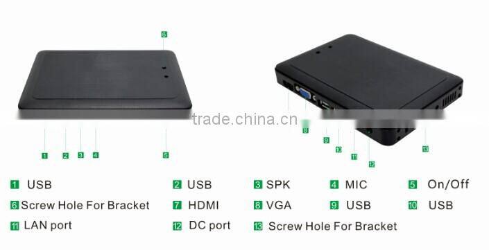 4USB ports thin client supports 1080P video