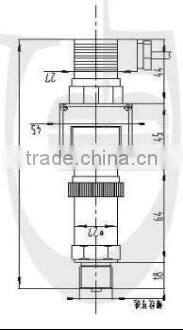 DP100 water differential pressure sensor industrial pressure transmitter air pressure transducer with high resolution