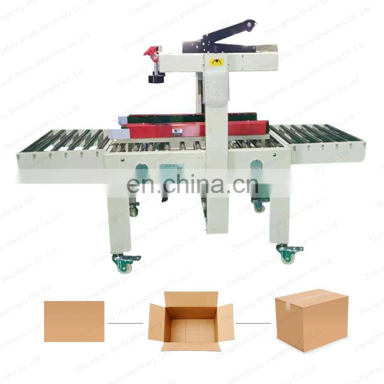 Automatic mineral water bottle carton post 1-12 carton box tape sealing machine