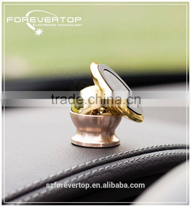 Mini 360 Degree Rotation phone car hold cellphone phone holder Magnetic 360 degrees turn around Car Mobile Mount Car