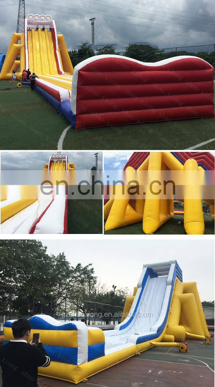 Commercial Inflatable Long Water/Dry Slide Amazing Game For Hot Sale