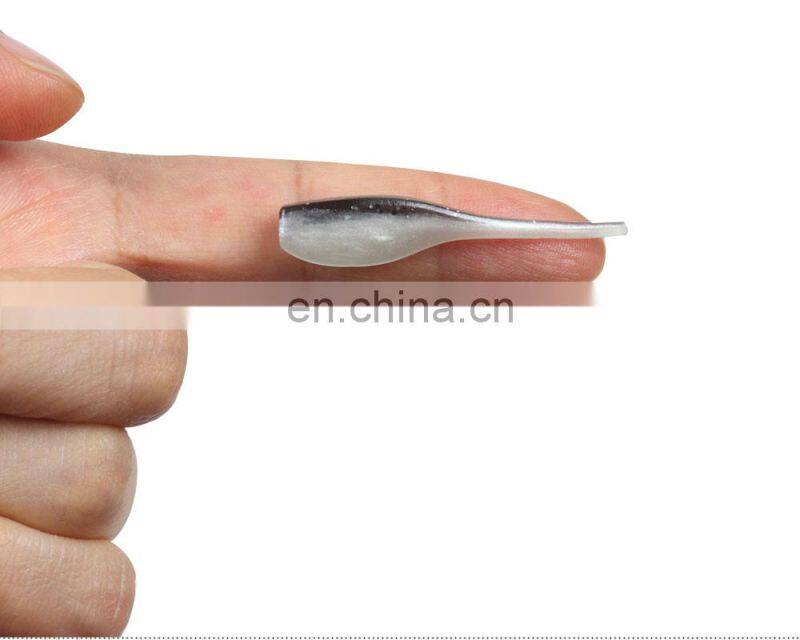 JOHNCOO Swimming Straight Tail Soft Baits Swim baits Soft Fishing Lures for Carp Bass Pike