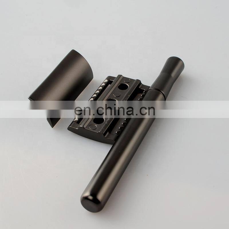 Custom cooper brass handle classic razor double edge safety shaving razor for men