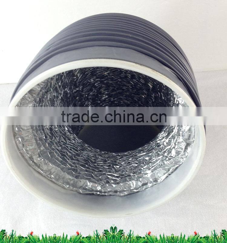 Double/three layer Aluminum foil hose exhaust pipe collapsible ventilation air duct