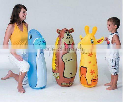 inflatable pvc punching bag for kids