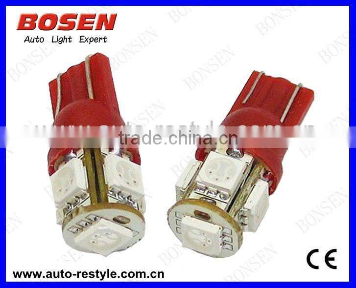 samsung 5630 chip non-polarity T10-9SMD canbus auto led bulb