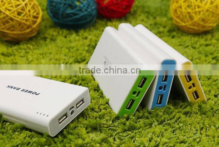 Hot sale large capacity 12000mah high quality Dual USB power bank for laptop/iPhone/tablet PC