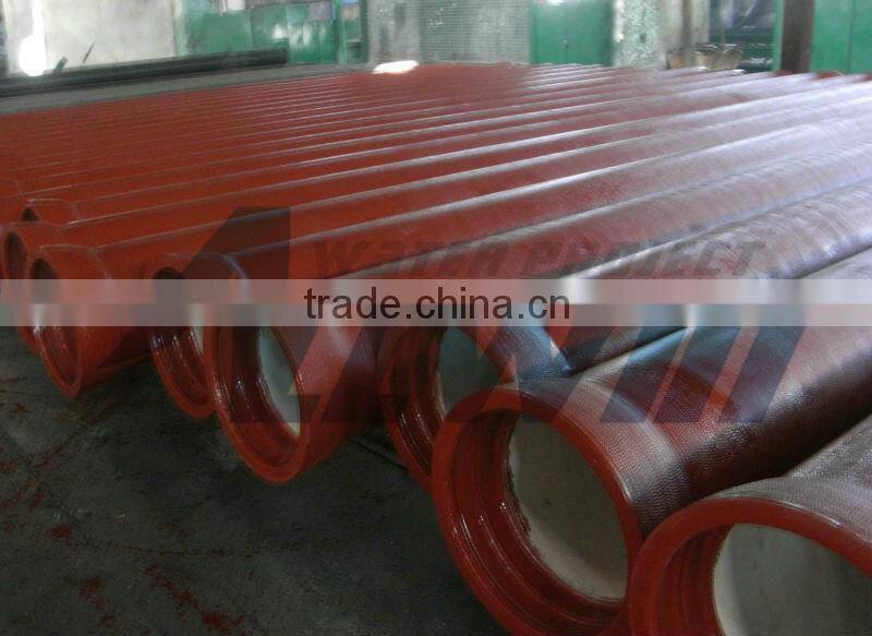 dn80mm ductile cast iron pipes k9 iso 2531