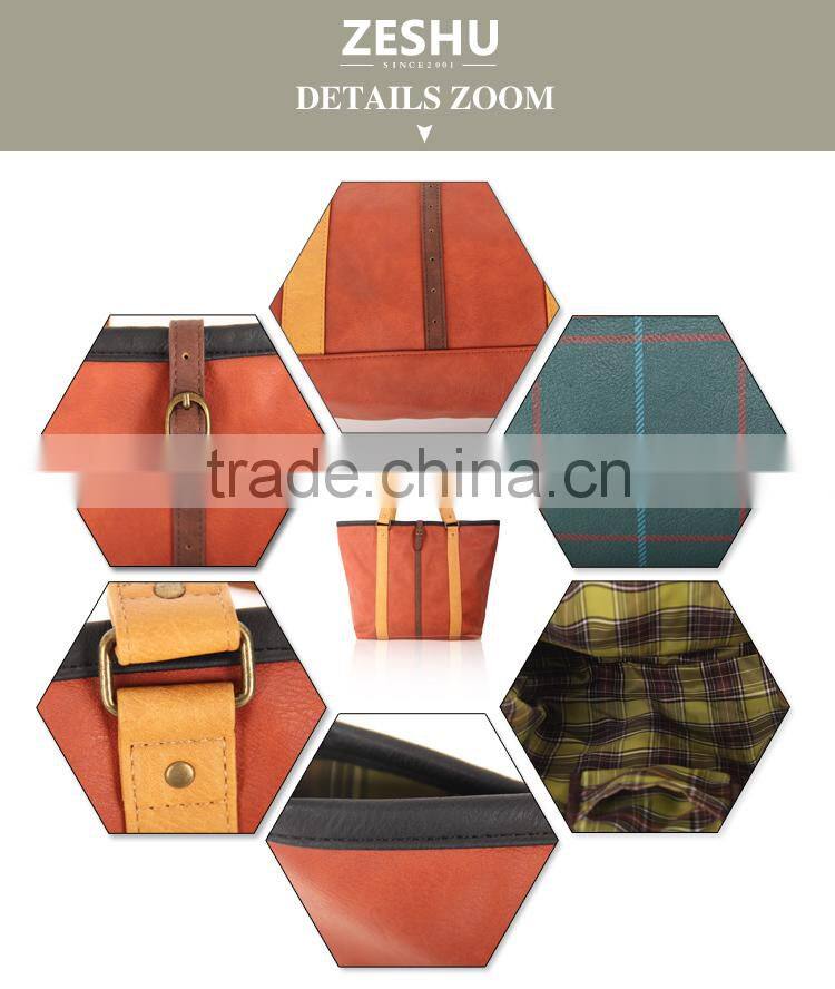 new style trendy pu women tote bag