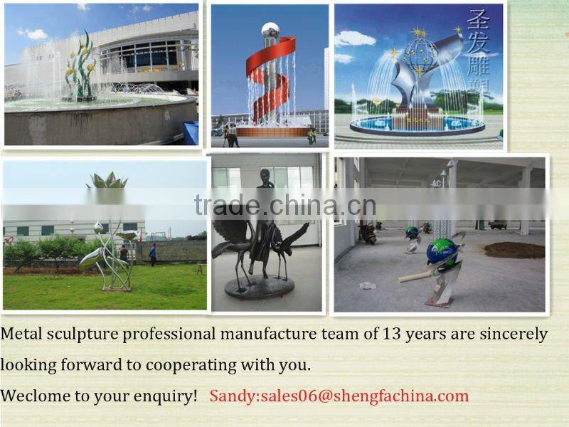 abstract steel sculpture customized sculpture art craft