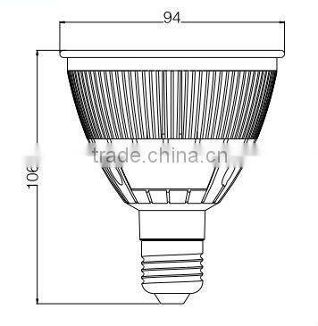 e26/e27 cUL energystar listed par30 leds