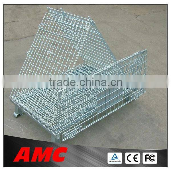Trolley storage cages with wheels