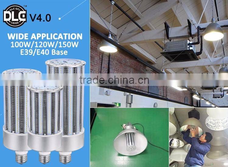 Dustproof dlc corn light lamp 150w with 5 years warranty