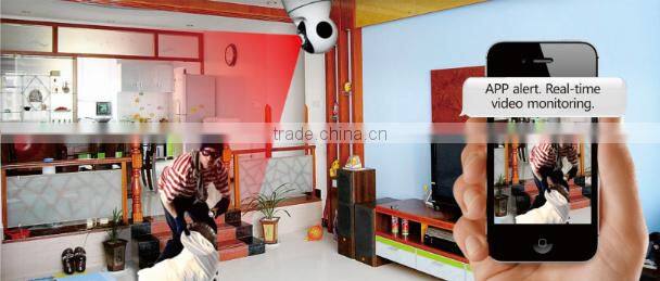 Hot Sale 2016 Outdoor Bullet Style Night Vision P2P Wifi Suveillance Security Camera Network Camera IP with Alarm Function