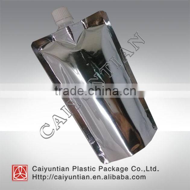 Special shape plastic packing bag for bath goods