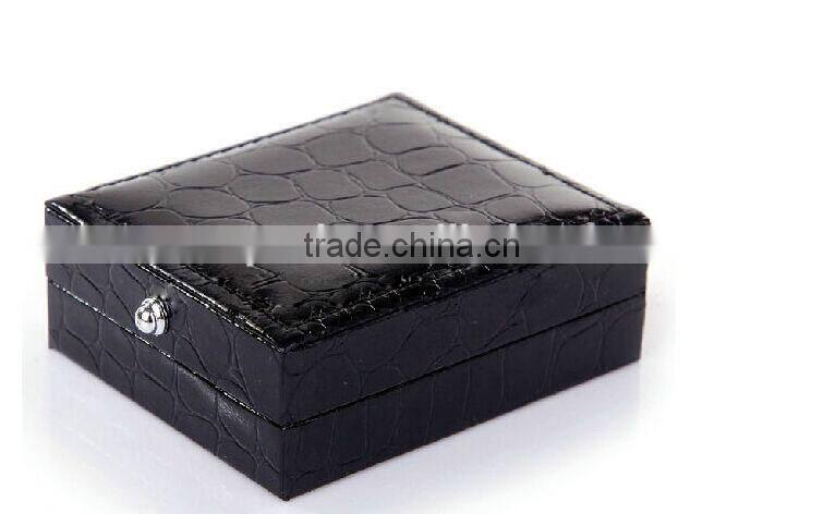 T1150 Fashion Jewlery Leather Cuff Box Wholesale Cufflink Box