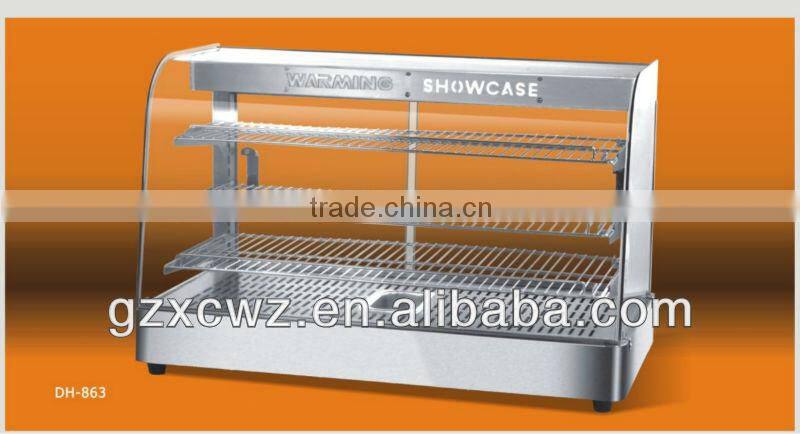 countertop hot food display case
