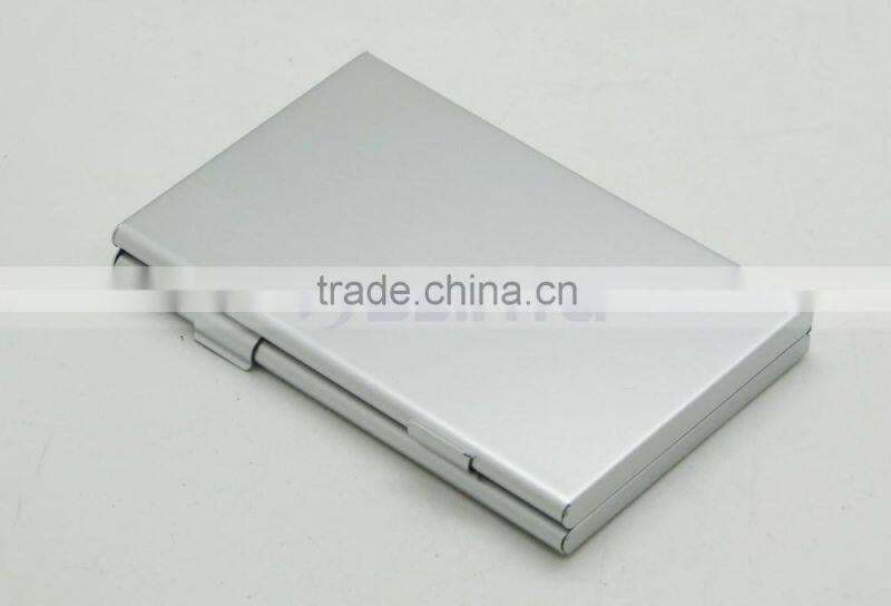 Silver Aluminum Memory Card Case COVER for MicroSD Card SD SDHC CARD 10TF+3SD Card Case