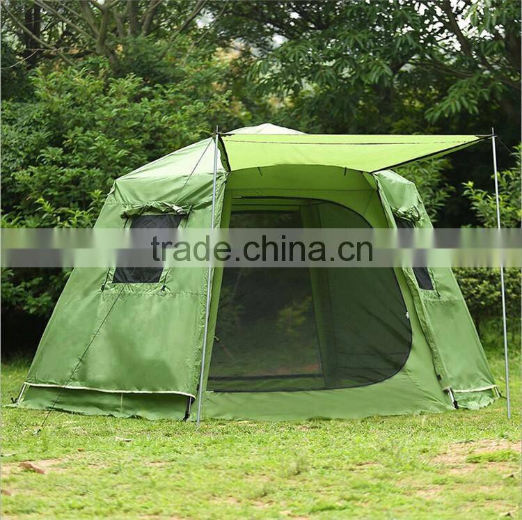 Automatic Hexagon Large Play 6 Person Cabin Camping Family Outdoor Mosquito Tent