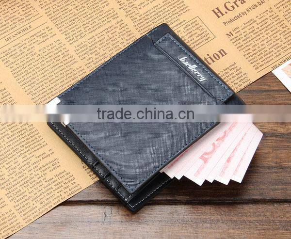 Men Bifold Business Leather Wallet Card Holder Coin Pocket Money Bag Purse