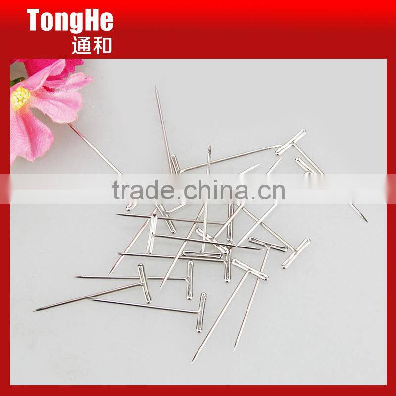 Nickel Plated Steel T Shape Pin for Model Building