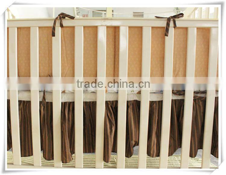 2015 new design applique 100% cotton custom bedding set
