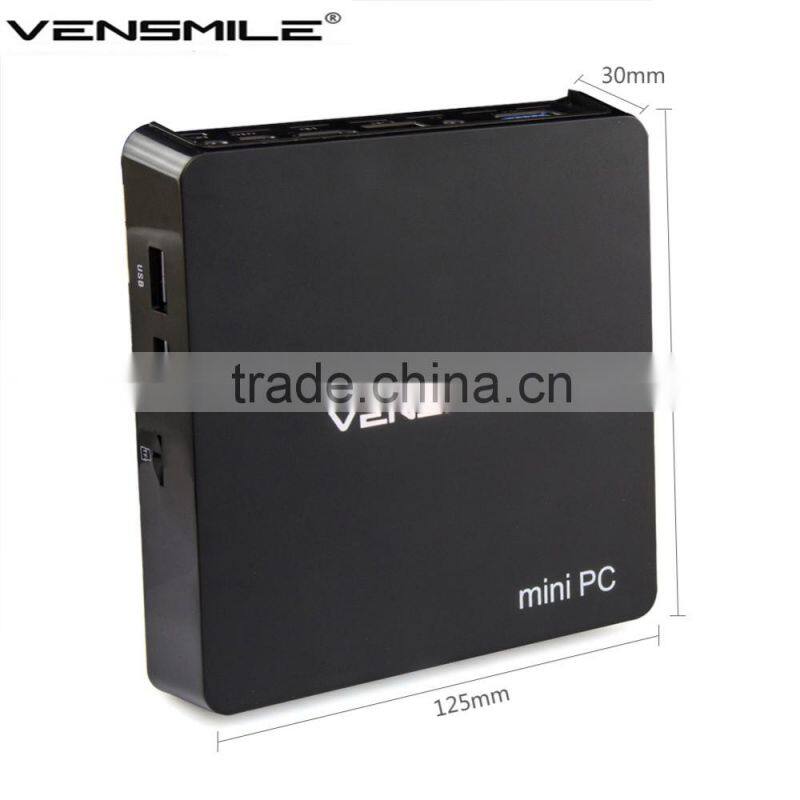 Mini pc x86 Vensmile mini pc with vga mini pc intel cherry trail z8300 mini pc x86