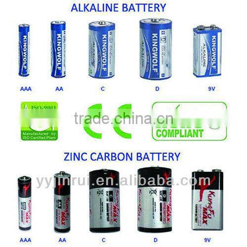 AA,AAA zinc carbon battery 1.5v dry cell battery aaa r03 um4 dry battery