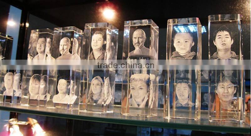 LY 2D/3D laser engraving machine special for inner crystal,working range 150*200*80 mm