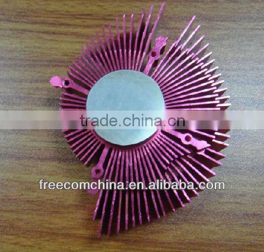 led aluminum circular extrusion heat sink