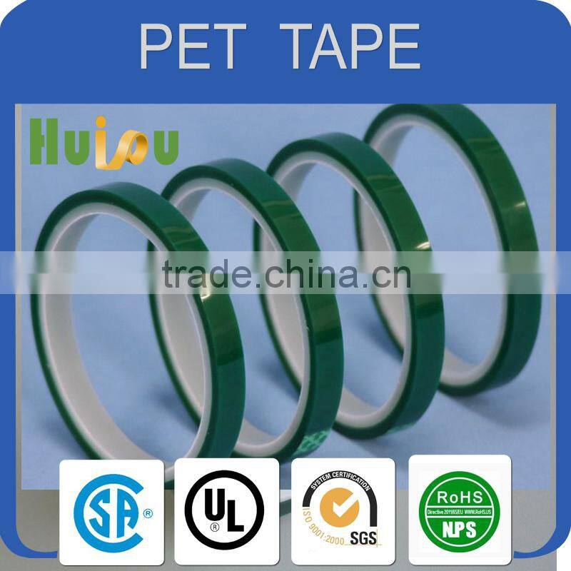High Temperature Green PET Masking adhesive Tape for PCB Soldering