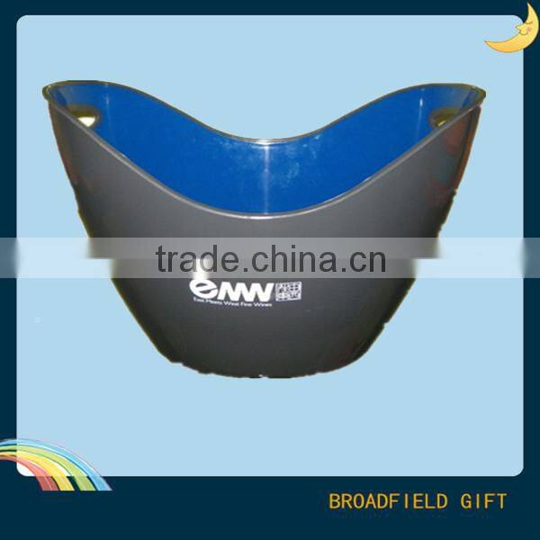 2014 hot selling led ice bucket wholesale with custom logo printing